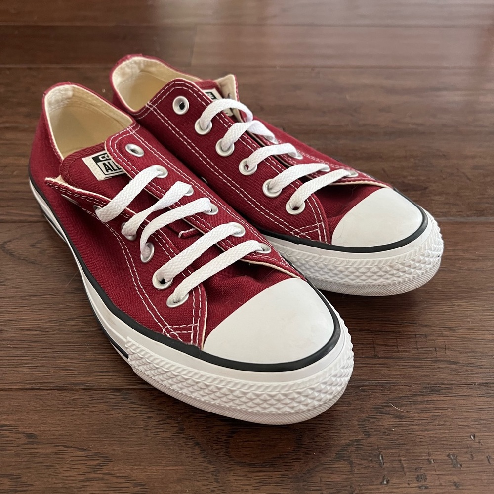 Burgundy Converse
